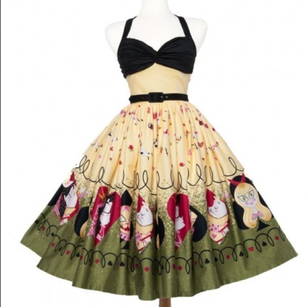 Pinup Couture Lydia Dress Queen of Hearts